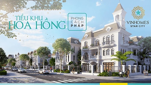 Tiểu khu hoa hồng Vinhome Star City Thanh Hóa
