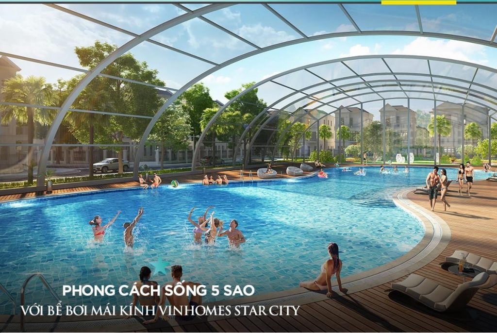 Bể bơi bốn mùa trong vinhome star city thanh hóa