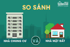 So sánh chung cư với nhà ở mặt đất