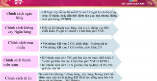 Chính sách bán hàng chung cư Ruby Thanh Hóa